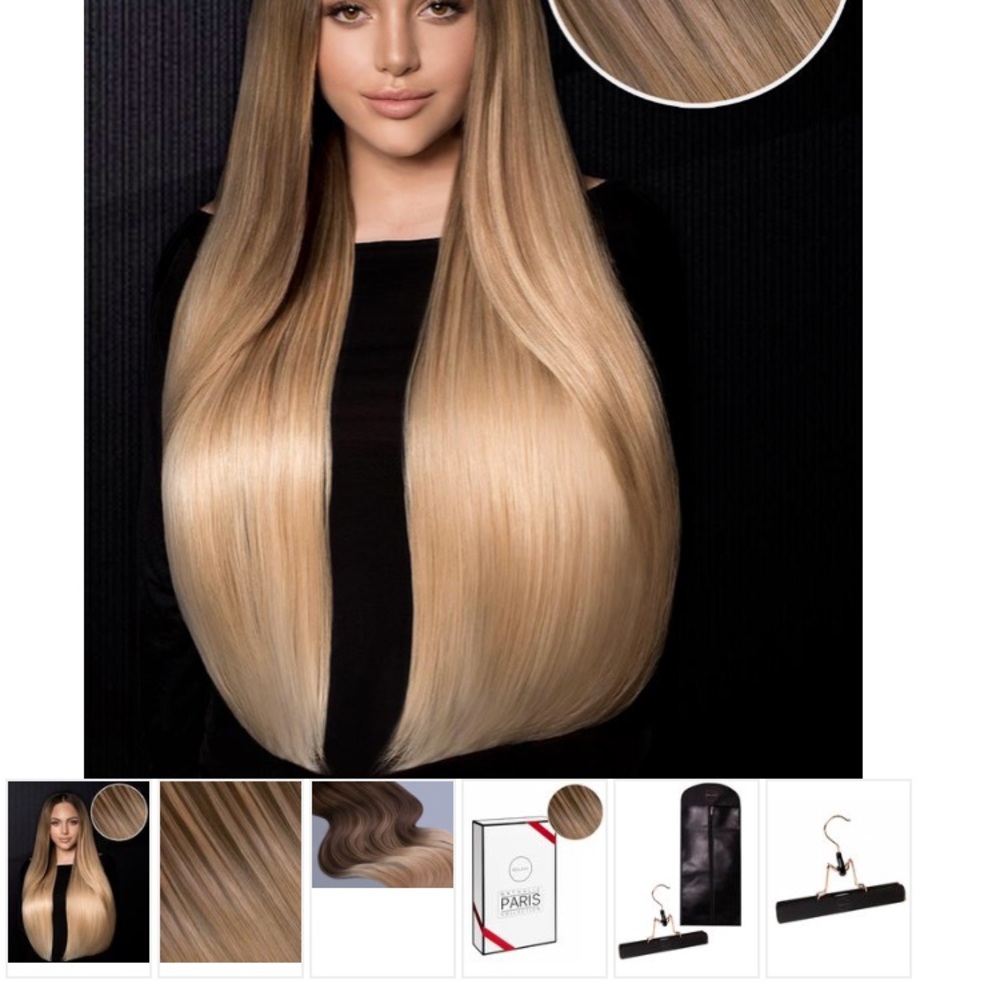 Bellami hair Nathalie Paris human hair extensions